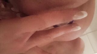 Squirting Explosion - she Play with a Toy inside the