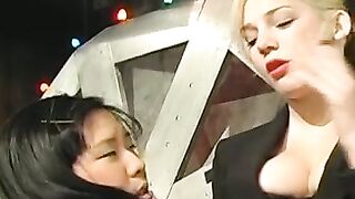 "Bondage Blonde Babes - Teen Submissive Learns Dominatrix Lessons"