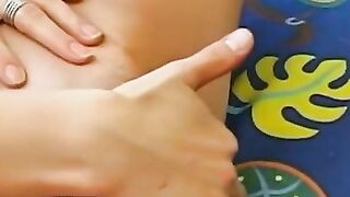 Teen MILF Babe - Hot Blonde Girl Next Door Fingering Her Pussy & Asshole Closeup HD