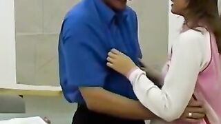 Sex Education Gone Wild! Teacher And Student Have A Passionate Affair In The Class Room