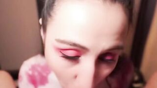 "MILF Loves Giving Head in POV with Big Dick & Facial Finish"