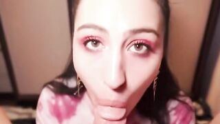 "MILF Loves Giving Head in POV with Big Dick & Facial Finish"