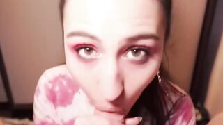 "MILF Loves Giving Head in POV with Big Dick & Facial Finish"