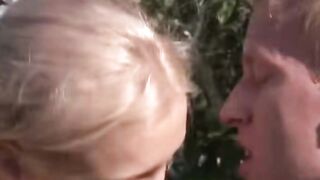 "Sex in Paradise: Beautiful Blonde Babes Share Passionate Love Making Outdoors"