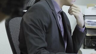 "Think Of Me As Your Boss - Office Threesome With Twins And Their Hot Assistant"