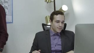 "Think Of Me As Your Boss - Office Threesome With Twins And Their Hot Assistant"