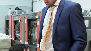 "Classy Guy Enjoys A Sloppy Blowjob And Gets Fucked Hard In The Ass"