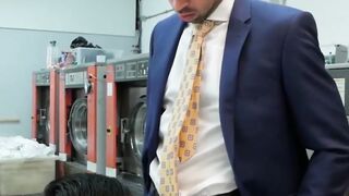 "Classy Guy Enjoys A Sloppy Blowjob And Gets Fucked Hard In The Ass"