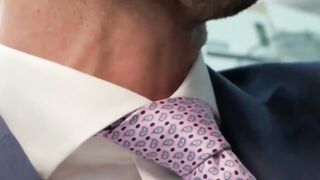"Classy Guy Enjoys A Sloppy Blowjob And Gets Fucked Hard In The Ass"