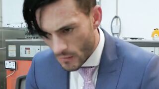 "Classy Guy Enjoys A Sloppy Blowjob And Gets Fucked Hard In The Ass"