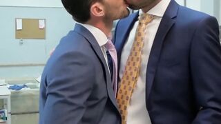 "Classy Guy Enjoys A Sloppy Blowjob And Gets Fucked Hard In The Ass"
