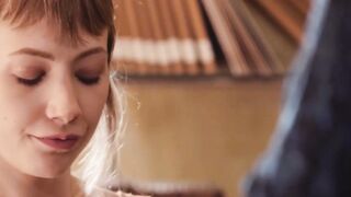 "Office Girl Next Door - Blondie Babe Ivana Wolf & Lesbo Sensation Maggie Darling"
