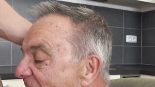"Grandfather's Blow Job - Old Man Fucks Young Guy And Swallows His Load"