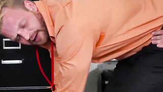 "Office Anal Threesome - Raw Ass-Fucking with Hunks in Suits"