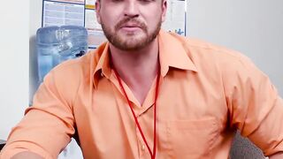 "Office Anal Threesome - Raw Ass-Fucking with Hunks in Suits"