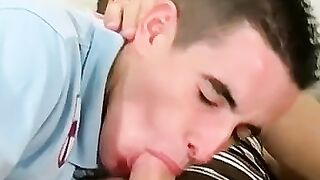 "Euro Twink's Hairless Ass Gets Hard Anal Drilling"