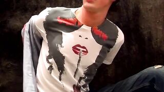 "Skinny Twink's Hot Masturbation Session Leading To A Big Load"