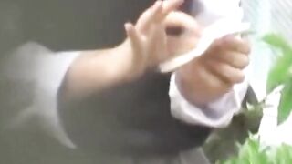 "Public PeeingJapaneseBeauties - Daring JAV babe exposes herself in nature"