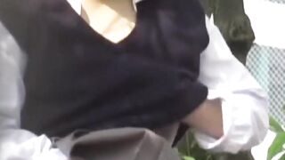 "Public PeeingJapaneseBeauties - Daring JAV babe exposes herself in nature"