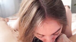 "Deepthroat Queen - Erotic Blowjob with Intense Eye Contact & Swallowing"