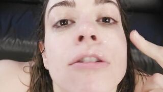 "Brazilian Babe Gives A Sensual Blowjob To Her Russian Lover"