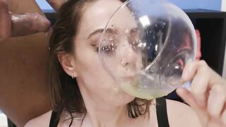 "Brazilian Babe Gives A Sensual Blowjob To Her Russian Lover"