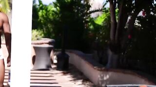 "Pool Side Sex Adventure with Muscle Stud & Hot Latina Babe - Cassidy Klein"
