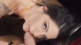 "Outdoor Freak - Big Dick Riding Lil' Red Hot Pussy of Ink-Lily Vernon"