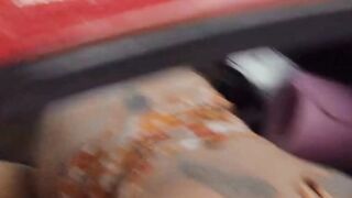 "Outdoor Freak - Big Dick Riding Lil' Red Hot Pussy of Ink-Lily Vernon"