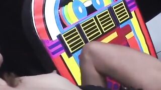 "Transgender Babe in Lingierie Fucks Her Man Hard Anal Sex & Facial"