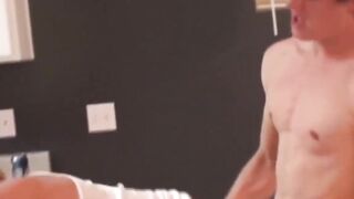 "Hot House Party Orgy - Muscle Jocks Suck & Fuck Each Other"