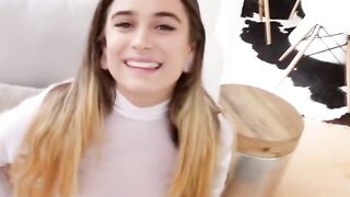 "Sexy Spinning Brunettes - Hot Couple Fucks Hard In White Body Suit"
