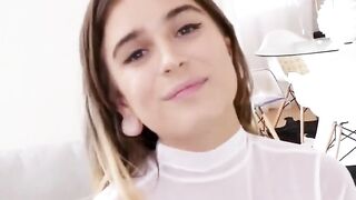 "Sexy Spinning Brunettes - Hot Couple Fucks Hard In White Body Suit"
