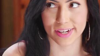 "Petite Teen Step-Mother Rubs Her Daughter's Pussy While Watching TV"