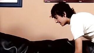 "3way Thug Fucked Hard by Older Man in Group Sex Orgy"