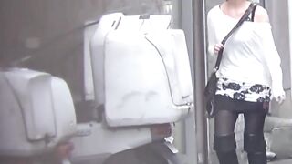 "Japanese Voyeurs - Peeking Perverts Capture Pissing Babes"