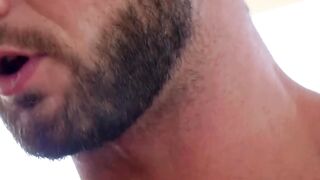 "Tall Beard's Ass-Fuck - Raw Anal Sex with Hunk Couple"