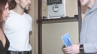 "Blondie Babe Kristina Fucks Her Russian Boyfriend's Friend"