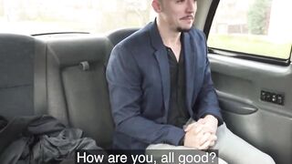 "Hot MILF Gives Wild Ride in Fake Taxi - Amateur Blonde Babe Sucks & Fuck's Stranger"