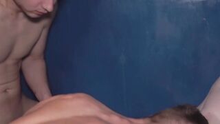 "Bare Back Bros - Horny Guys Fuck Hardcore in Group Orgy"