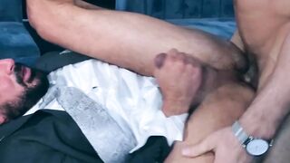 "Huge Load On Hot Twink's Ass - Anal Sex with Older Guy by Marco Napoli & Dato"