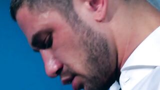 "Huge Load On Hot Twink's Ass - Anal Sex with Older Guy by Marco Napoli & Dato"