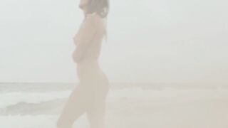 "Petite Aussie Milf Stripping on Beach - Exotic Dancer Unleashed"