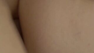 "European Teen's Ass & Pussy Toy Play - Anal Dildo Riding with Close-Up View"