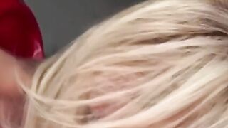 "Latex Dominatrix Uses Sex Toys On Submissive Blonde Babe"