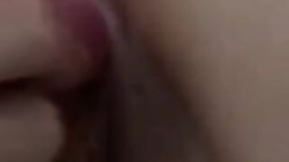 "Lesbian Dyke Panties Wetting From Fingering & Orgasmic Moans"