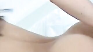 "Lesbian Dyke Panties Wetting From Fingering & Orgasmic Moans"