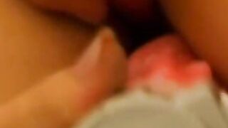 Old Mom Fucks Young Guy With Sex Toy And Gets A Huge Creampie On Face! (MILF)