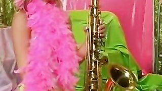 Hot Babe Beautifies You With Her Sexy Dance Moves And Seductive Music Performance