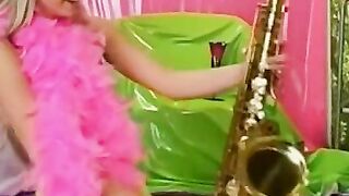 Hot Babe Beautifies You With Her Sexy Dance Moves And Seductive Music Performance
